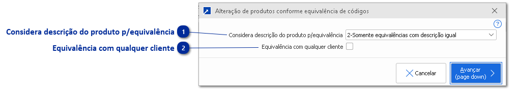 Altera produto/quantidade dos itens de movimentos fiscais