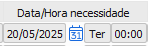 19. Data/Hora necessidade