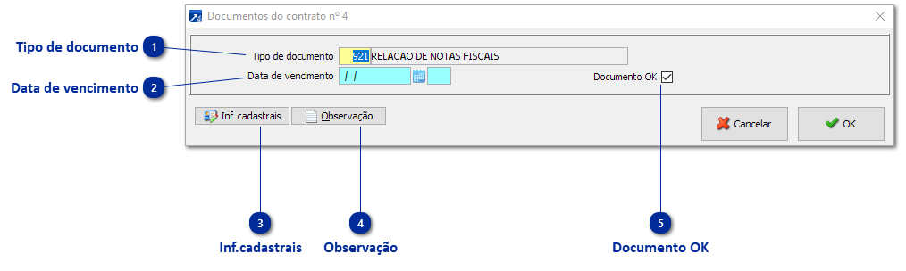 Manutenção de Documentos