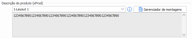 1. Descrição do produto (xProd)