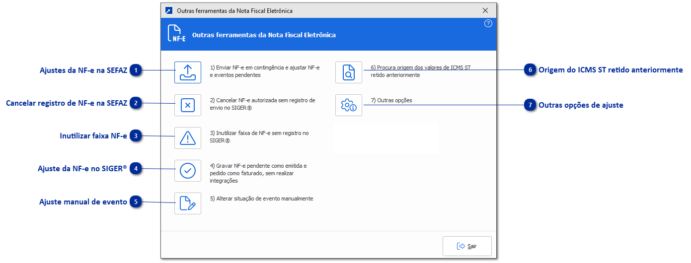 Outras Ferramentas da NF-e