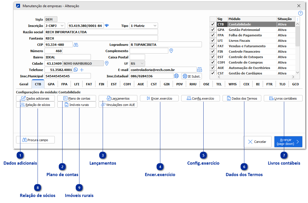 Empresa - Contabilidade