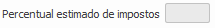 21. Percentual estimado de impostos