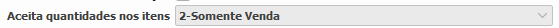 28. Aceita quantidades nos itens