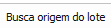 12. Busca origem do lote
