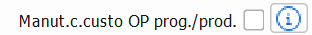 13. Manut.c.custo OP prog./prod.