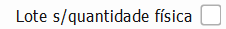 8. Lote s/quantidade física