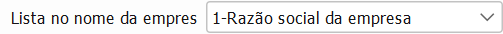 2. Lista o nome da empresa