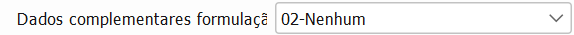 5. Dados complementares formulação