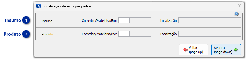 Localização de estoque