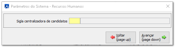 Parâmetros - Recursos Humanos