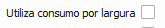 8. Utiliza consumo por largura