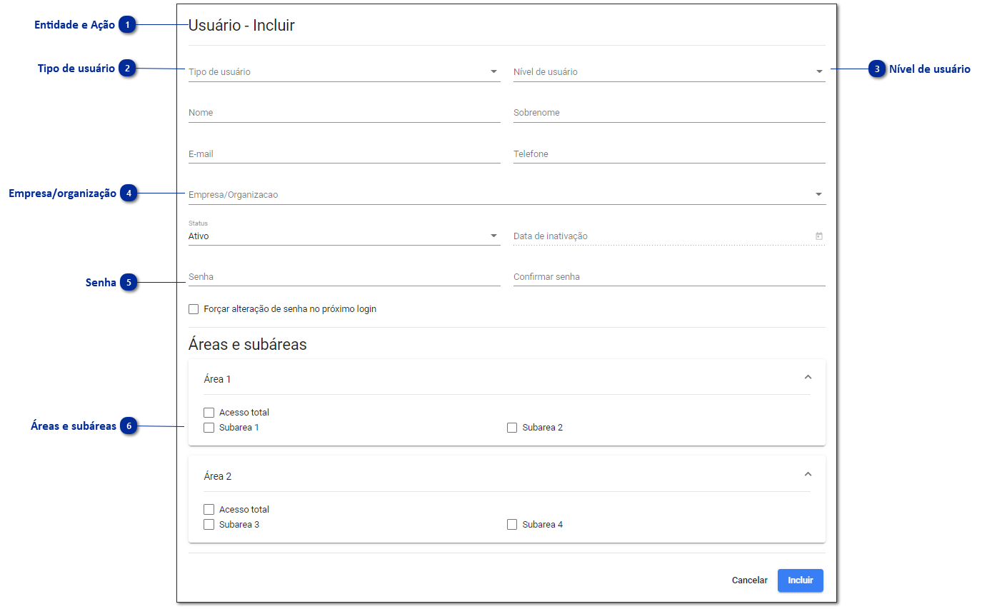 Manutenção de Usuário