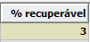 4. % recuperável