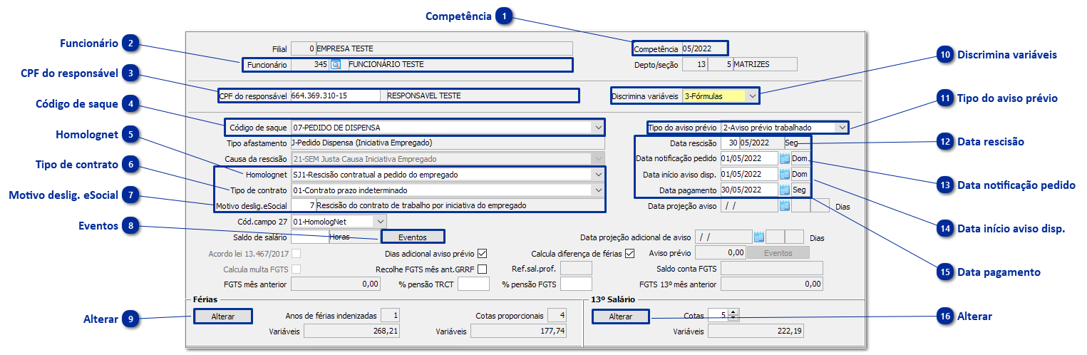 Rescisão Aviso Prévio Trabalhado