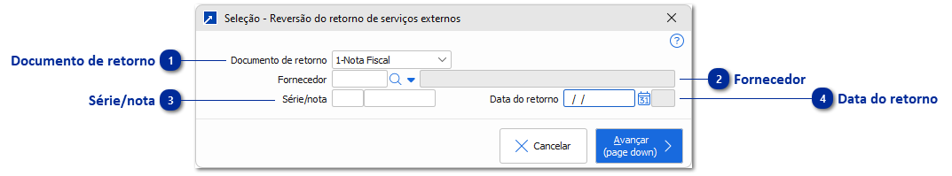 Reversão de Retorno