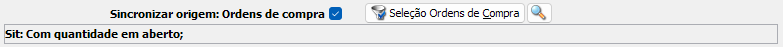 3. Sincronizar origem: Ordens de compra