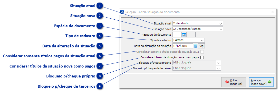 Situação de Documentos