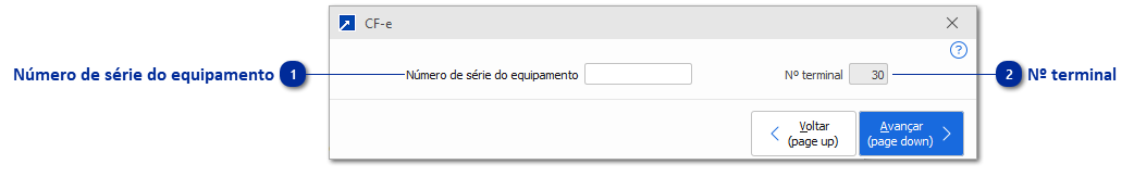 Configurações Específicas - CF-e