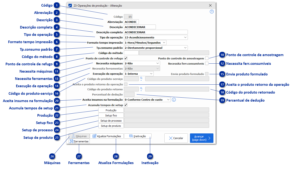 23 - Operações de Produção