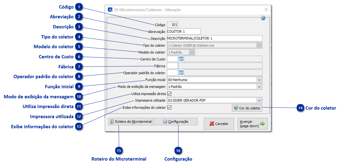 30 - Microterminais/Coletores