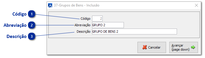 37 - Grupos de Bens