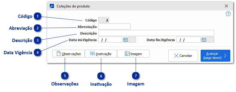 66 - Coleções do Produto