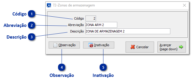 72 - Zonas de Armazenagem