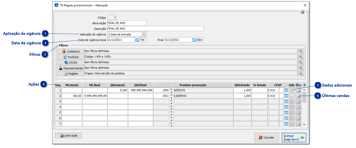 79 - Regras Promocionais