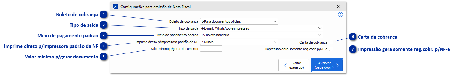 Configurações para Emissão de Nota Fiscal