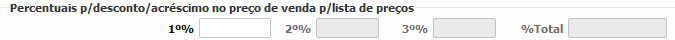 9. Desc/Acrésc.preço de venda