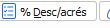 25. % Desc/acrés