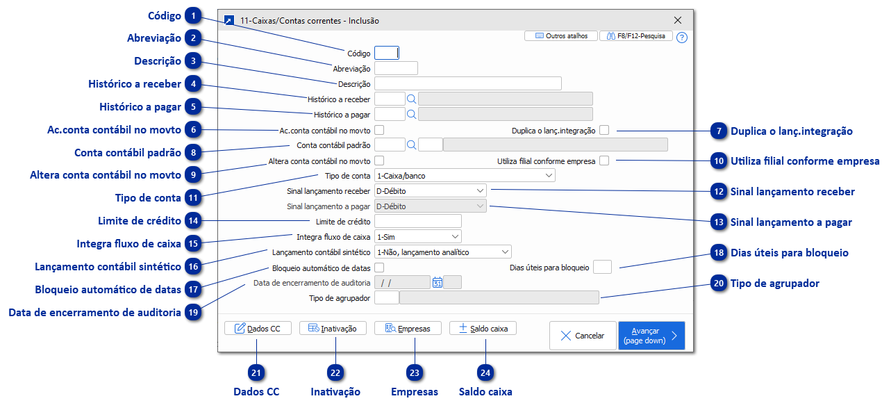11 - Caixa/Conta Corrente