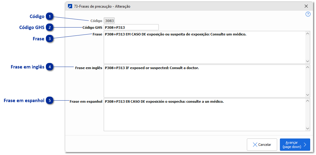 73 - Frases de Precaução