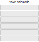 3. Valor calculado