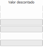 4. Valor descontado
